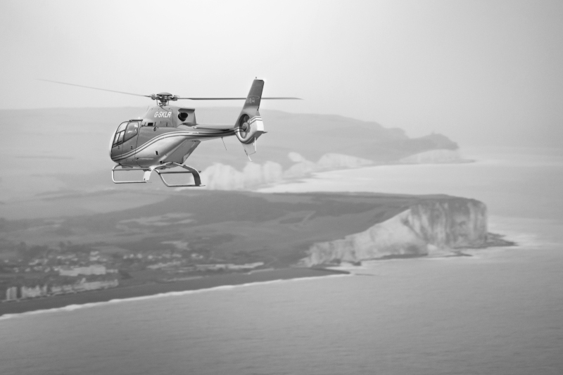 Helicopter over Newhaven