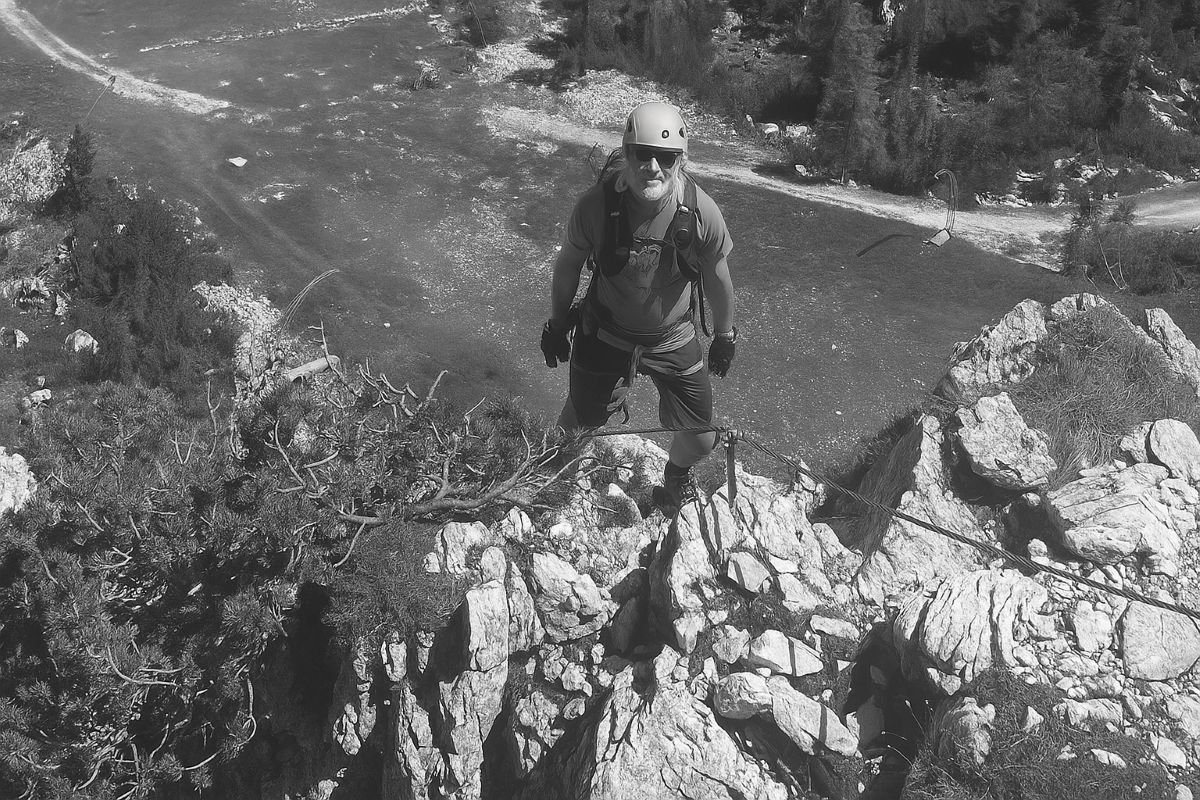 Daryl in the Italian Dolomites